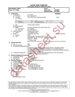 2467C SL001 datasheet  